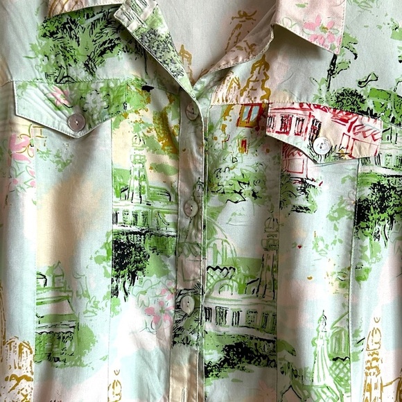 What if…? Womens Button Up Long Sleeve Shirt Sz L - Picture 3 of 8